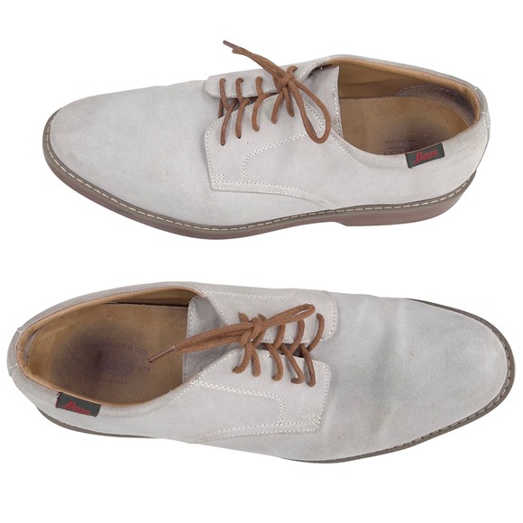 G.H. Bass & Co. Pasadena Mens Tan Suede Non Marking Shoes Derby Oxford Bucks 12M main image 11